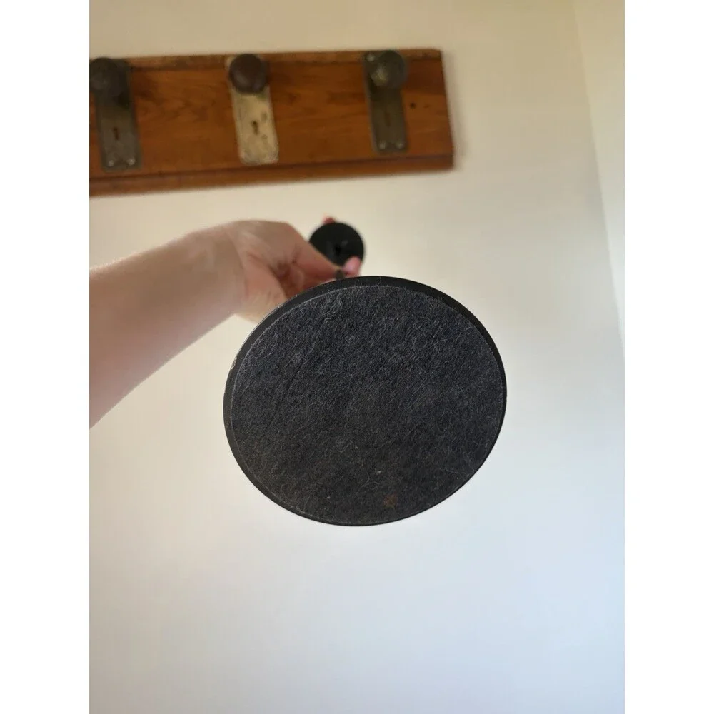 Black Metal Matte Taper Candlestick Holder